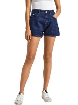 Shorts in denim a-line Pepe Jeans per donna