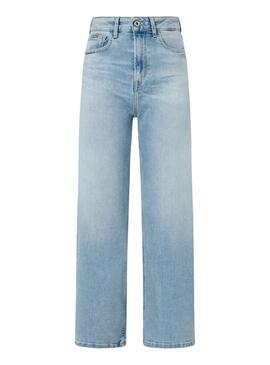 Pantaloni Pepe Jeans Wide Leg Denim Chiaro