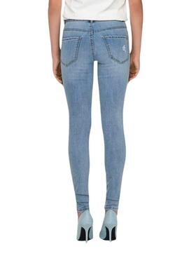 Pantaloni in denim Only Rose Denim per donna di media lunghezza