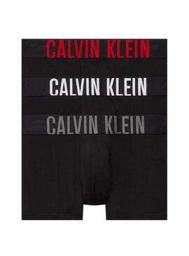 Pacco 3 boxer Calvin Klein Trunk neri