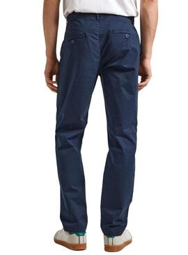 Pantaloni Pepe Jeans Slim Chino Marinaio per Uomo