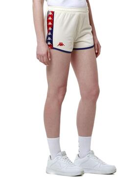 Shorts Kappa Losille Beige per Donna