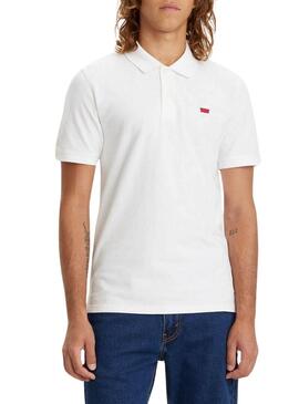 Maglietta polo Levis Housemark bianca per uomo