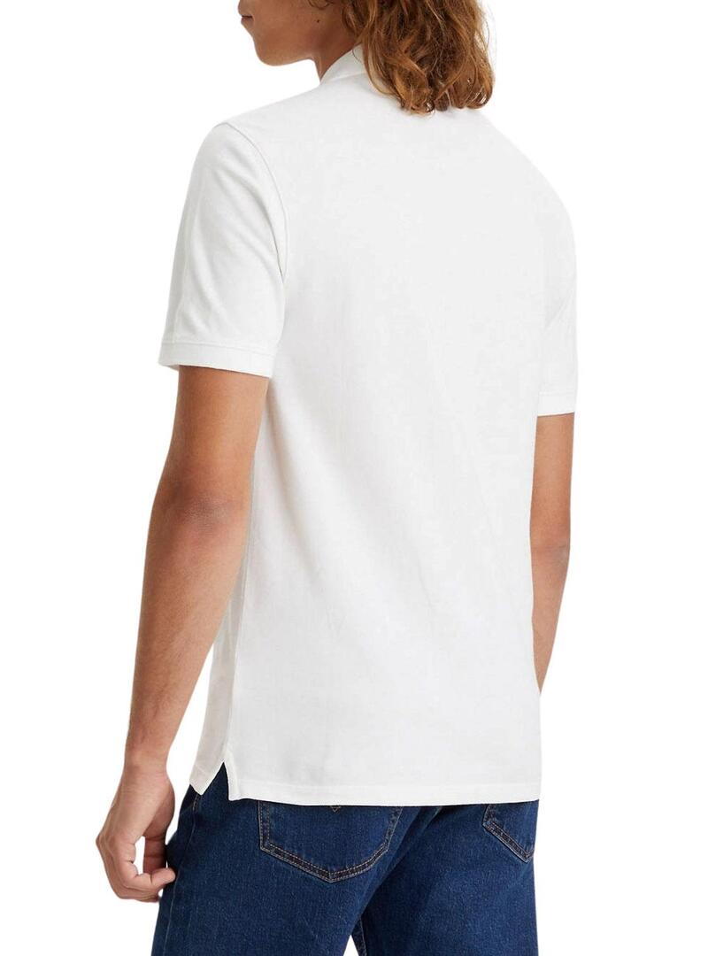 Maglietta polo Levis Housemark bianca per uomo