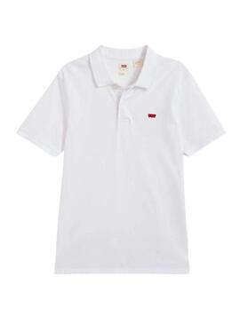 Maglietta polo Levis Housemark bianca per uomo