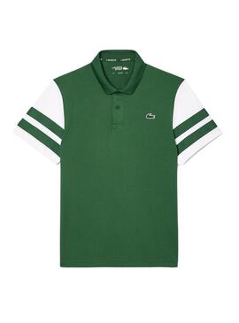 Polo Lacoste Ultra-Dry Colorblock Verde 