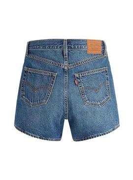 Shorts Levis 80S Blu per Donna