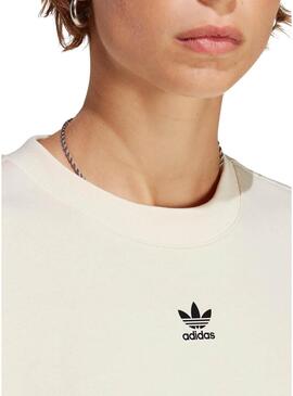 Felpa Adidas Adicolor Essentials Beige Donna