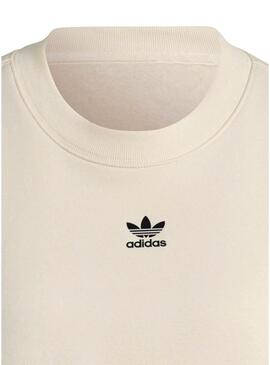 Felpa Adidas Adicolor Essentials Beige Donna