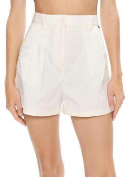 Shorts Tommy Jeans Claire Beige per donna