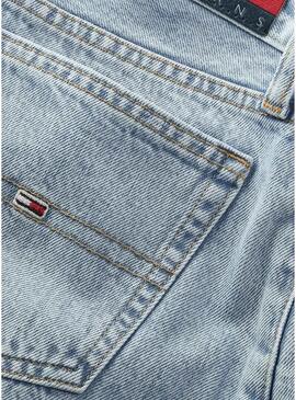 Shorts Tommy Jeans Hot Pant Denim Blu Chiaro Donna