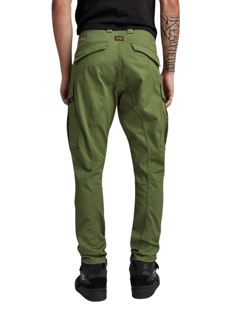 Pantaloni G-Star Zip 3D Skinny Cargo Verde Uomo