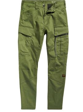 Pantaloni G-Star Zip 3D Skinny Cargo Verde Uomo