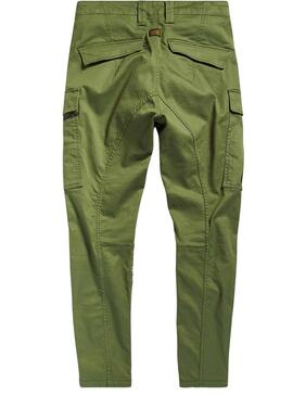 Pantaloni G-Star Zip 3D Skinny Cargo Verde Uomo