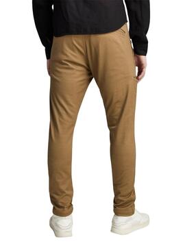 Pantaloni G-Star Skinny Chino 2.0 Tostati Uomo