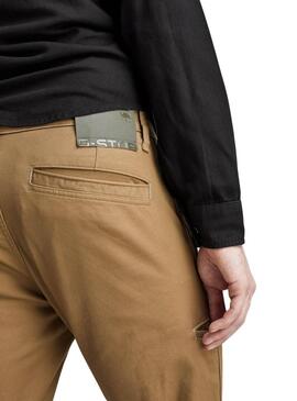 Pantaloni G-Star Skinny Chino 2.0 Tostati Uomo