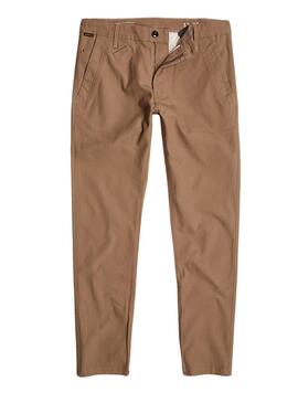Pantaloni G-Star Bronson 2.0 color marrone tostato per uomo