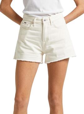 Shorts Pejson A-Line Bianchi per Donne