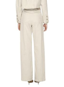 Pantalone Only Hope Beige per Donna