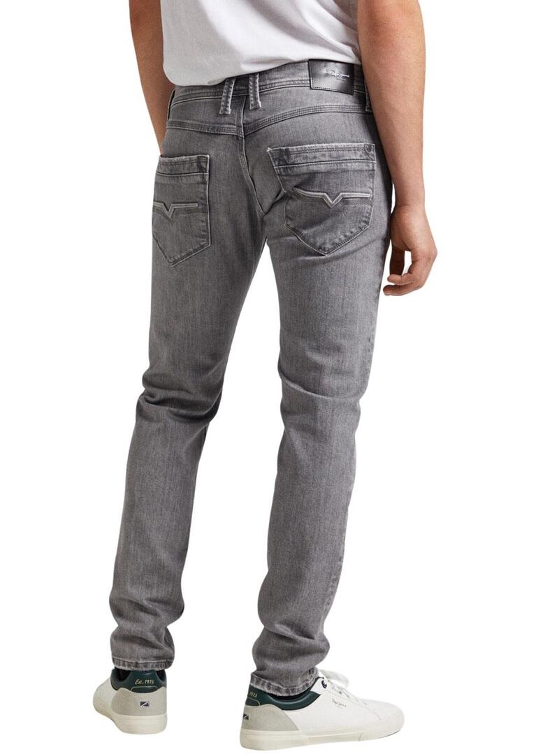 Jeans Pepe Jeans Tapered Grigio Uomo