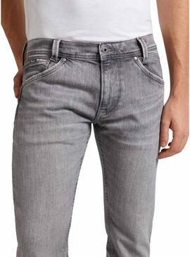 Jeans Pepe Jeans Tapered Grigio Uomo