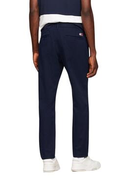 Pantaloni Tommy Jeans Austin Marina per Uomo