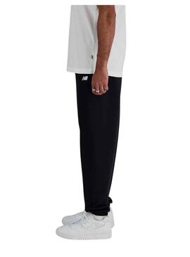 Pantaloni New Balance Terry Nero per Uomo