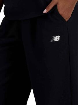 Pantaloni New Balance Terry Nero per Donna