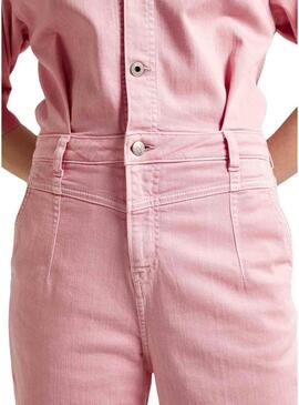 Overall Pepe Jeans Felicia Denim Rosa per Donna