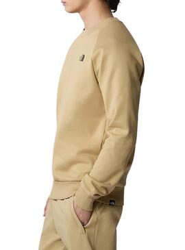 Felpa The North Face Redbox Beige per Uomo