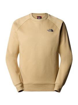 Felpa The North Face Redbox Beige per Uomo