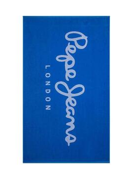 Asciugamano Pepe Jeans Logo Blu per Uomo