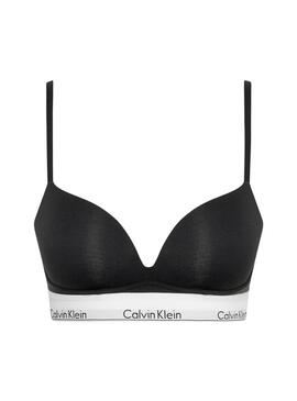 Reggiseno Calvin Klein Plunge Nero per Donna