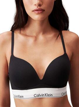 Reggiseno Calvin Klein Plunge Nero per Donna