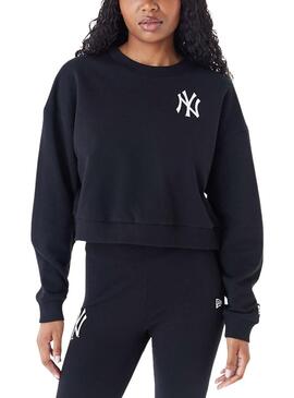 Felpa New Era Crop New York Yankees MLB Nero