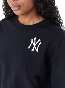 Felpa New Era Crop New York Yankees MLB Nero