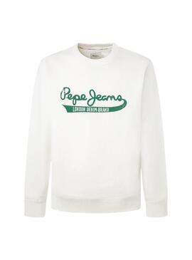 Felpa Pepe Jeans Roi Bianca per Uomo