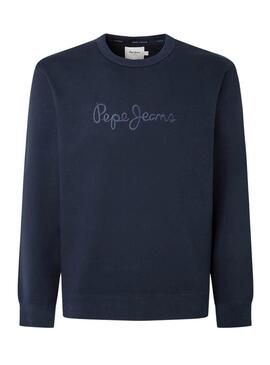 Felpa Pepe Jeans Joe Crew Marina per Uomo