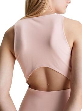 Abito Calvin Klein Racerback Milano Rosa Donna