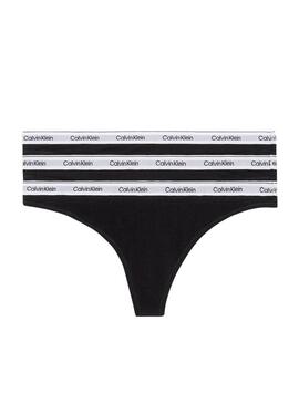 Tangas Calvin Klein Basic Nero per Donna