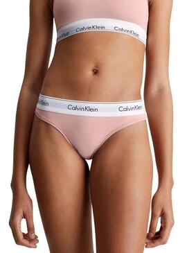 Tanga Calvin Klein Dued Rosa per Donna