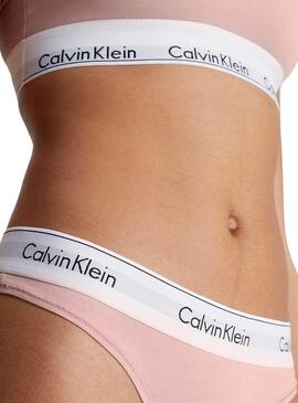 Tanga Calvin Klein Dued Rosa per Donna