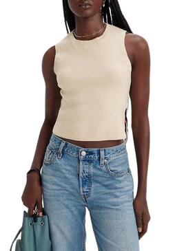 Top Levis Ocean Beige per Donna