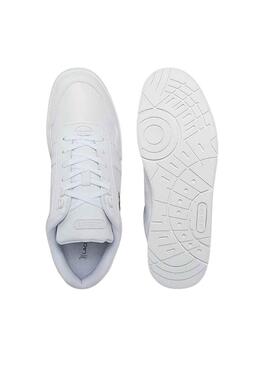Sneakers Lacoste T-Clip Pelle Bianco per Uomo