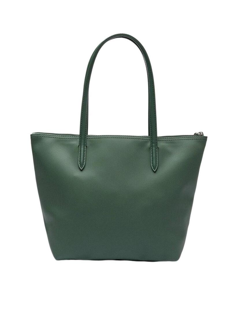 Borsa Lacoste Shopping Bag Verde per Donna