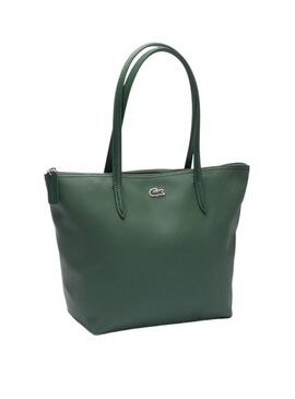 Borsa Lacoste Shopping Bag Verde per Donna