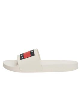 Flip flops Tommy Jeans Patch Bianco per Uomo