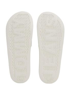 Flip flops Tommy Jeans Patch Bianco per Uomo