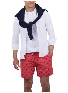 Costume da bagno El Pulpo Print All-Over Delavé Rosso Uomo