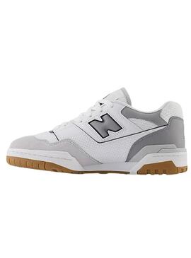 Scarpa da ginnastica New Balance BB550 grigia per uomo.